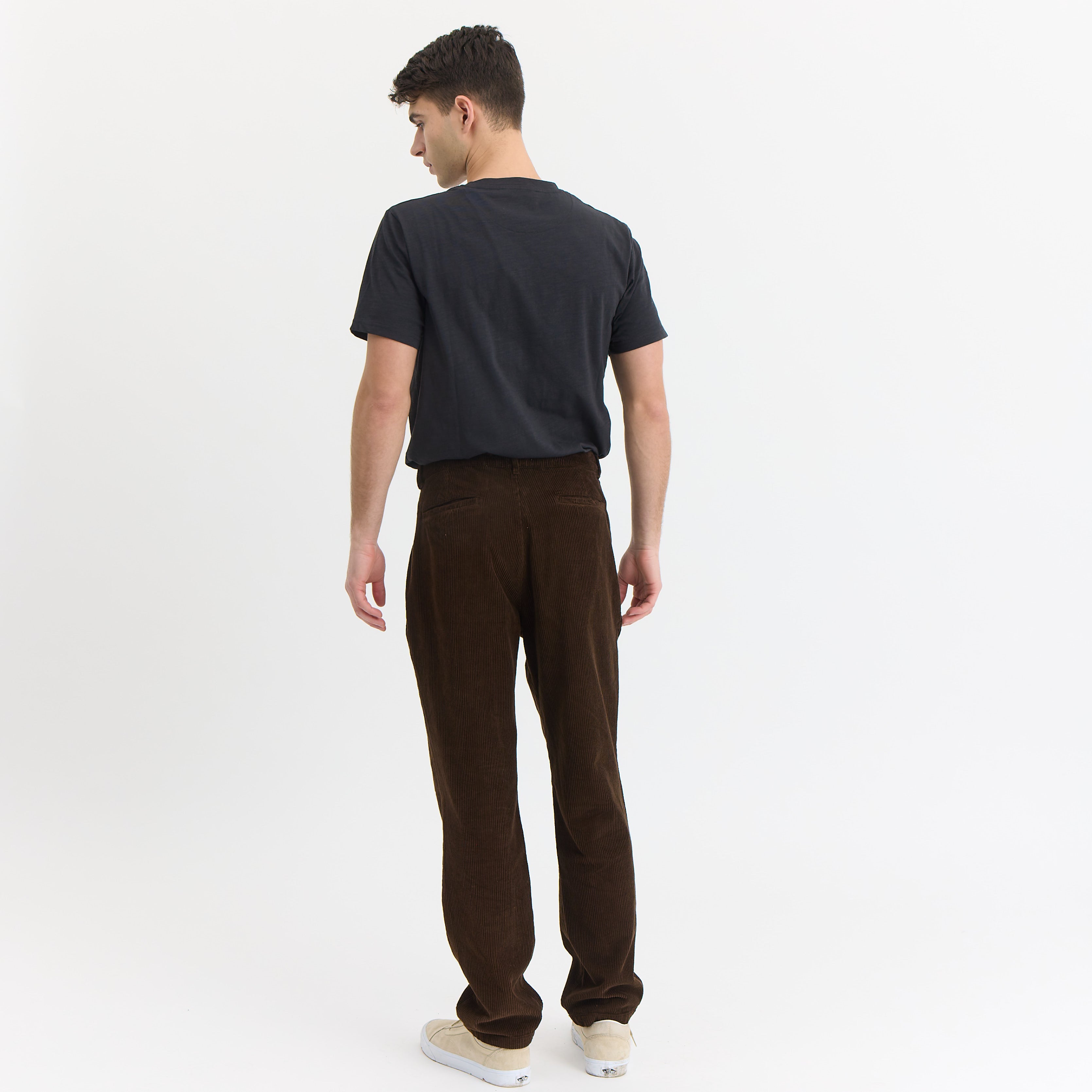 By Garment Makers Buster Corduroy Pants GOTS Pants 3000 Ebony Brown