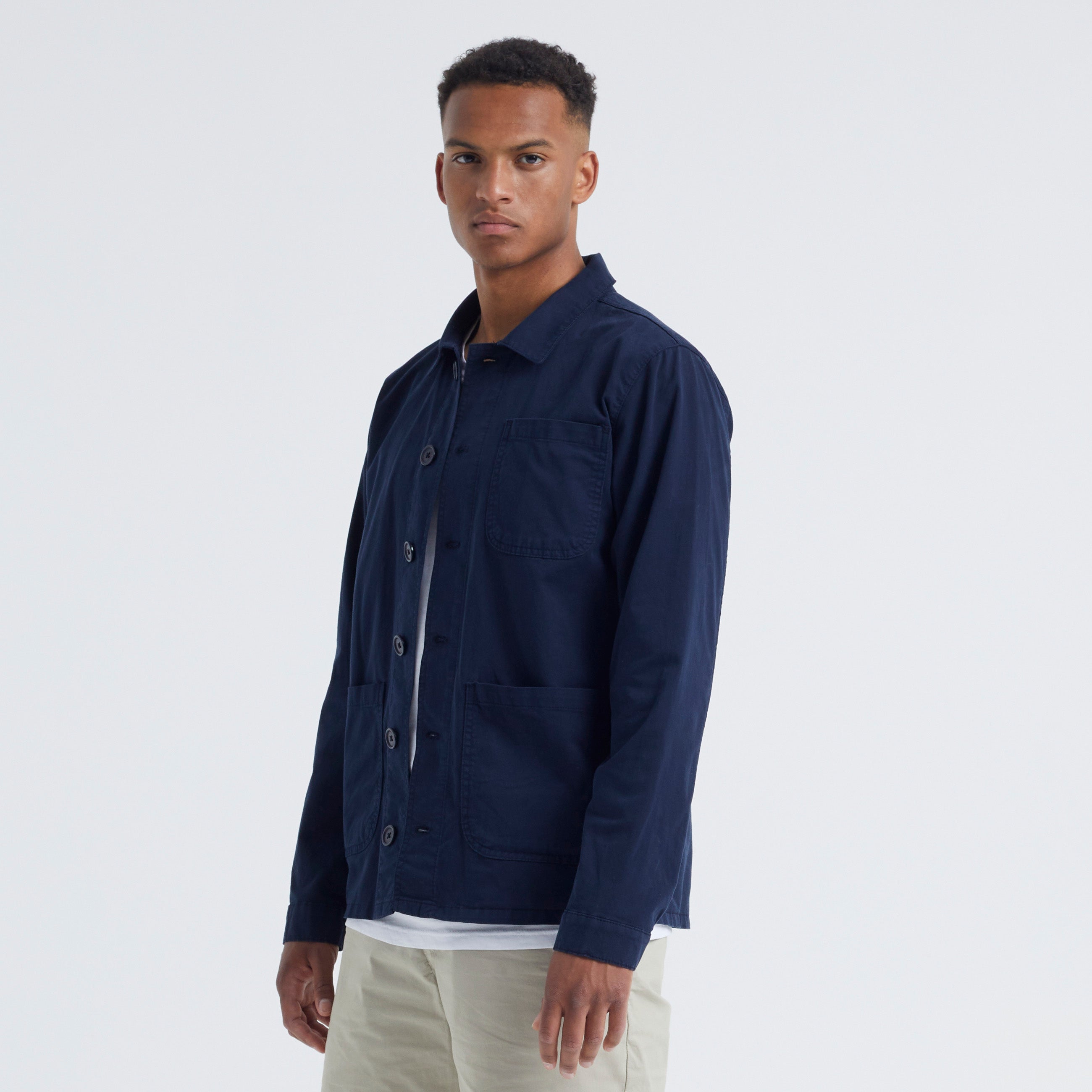 By Garment Makers The Organic Workwear Jacke GOTS Jacke 3096 Navy Blazer